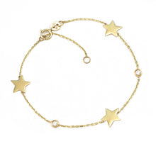 14K GOLD DIAMOND NOLA STAR BRACELET