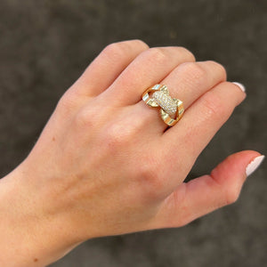 14K GOLD DIAMOND MISHA RING