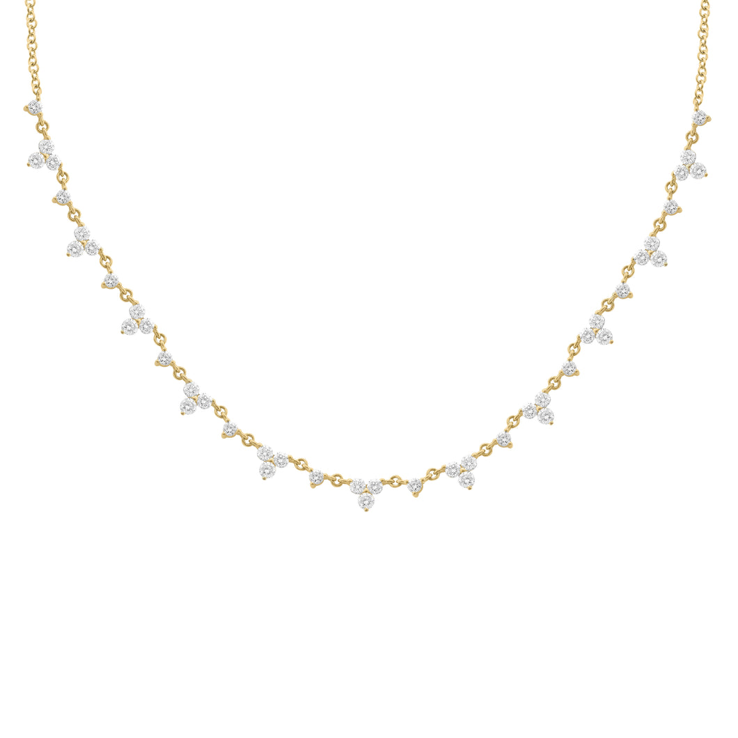 14K GOLD DIAMOND KAYLIE NECKLACE