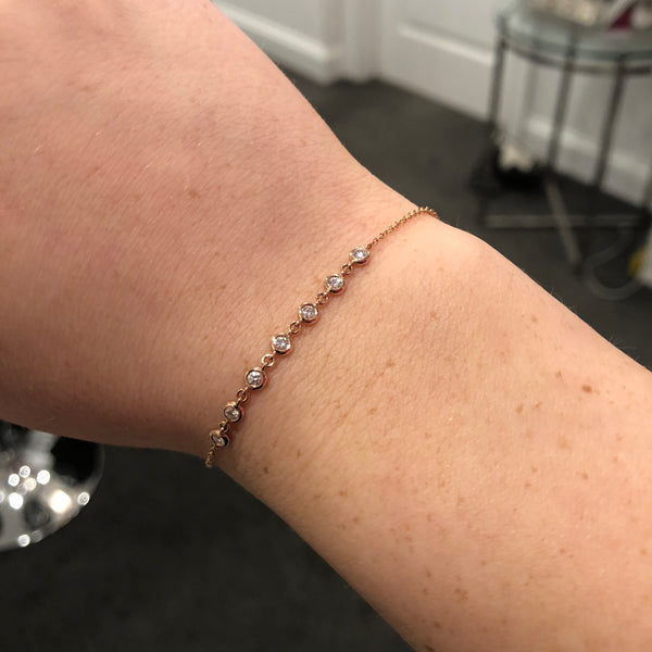 14K GOLD DIAMOND RITA BRACELET