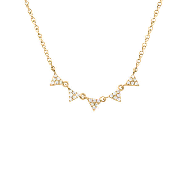 14K GOLD DIAMOND LISA NECKLACE