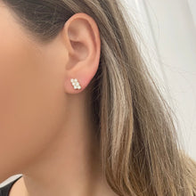 14K GOLD DIAMOND BETH STUDS