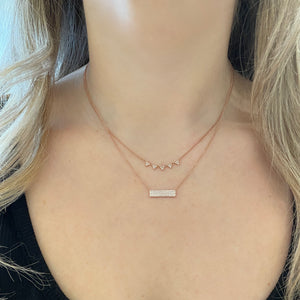 14K GOLD DIAMOND EILEEN NECKLACE