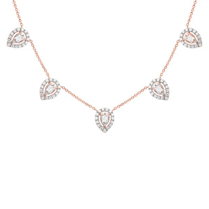 14K GOLD DIAMOND RAE NECKLACE