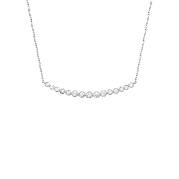 14K GOLD DIAMOND DONNA NECKLACE