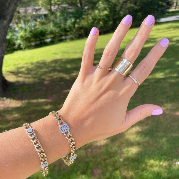 14K GOLD DIAMOND DEB RING