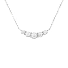 14K GOLD DIAMOND DAISY NECKLACE