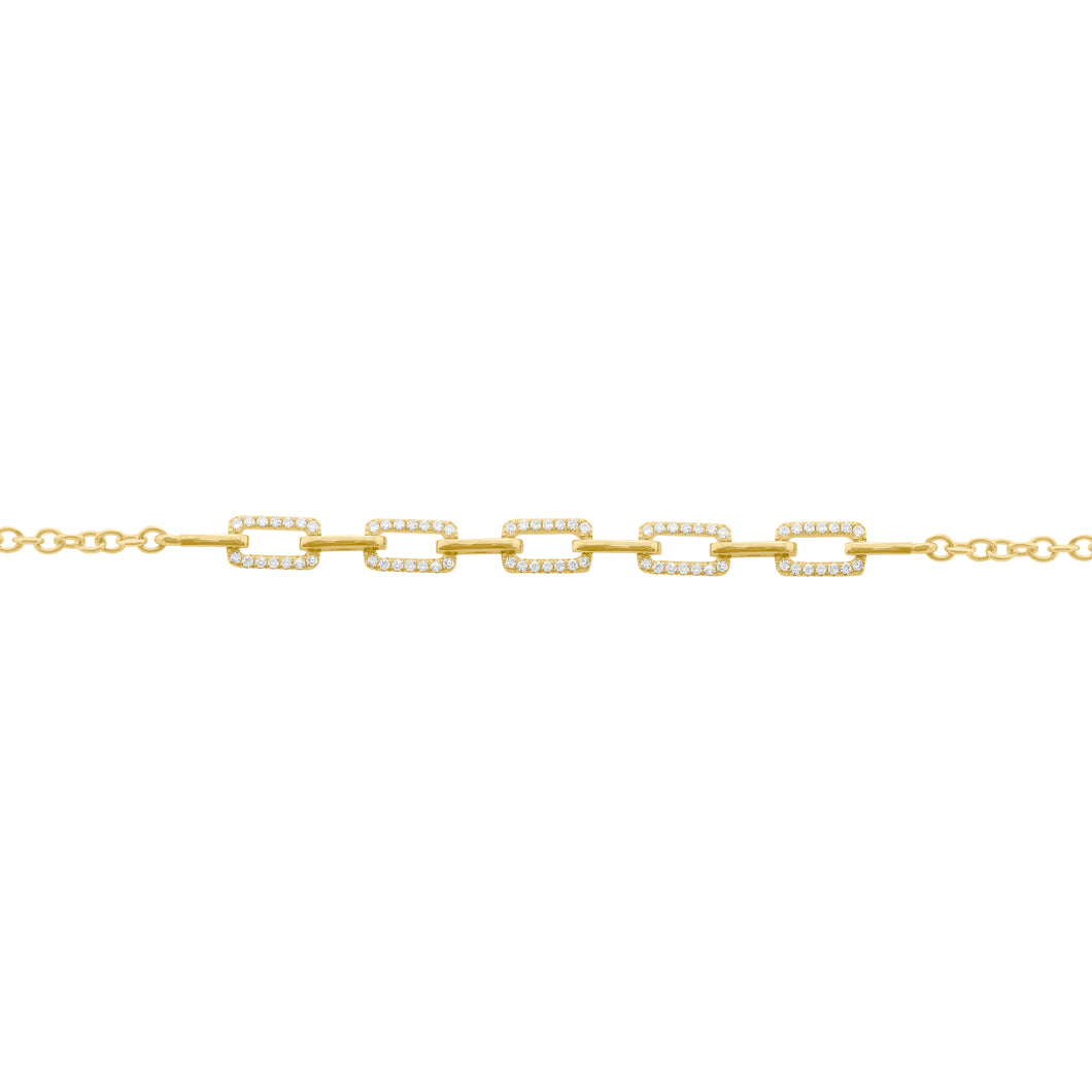 14K GOLD DIAMOND ASHLEY BRACELET