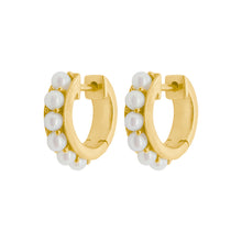 14K GOLD PEARL PERI HUGGIES