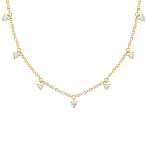 14K GOLD DIAMOND CHARLIE NECKLACE