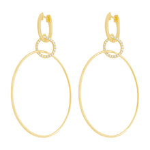 14K GOLD DIAMOND ELSIE EARRINGS