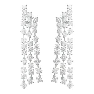 14K GOLD DIAMOND TYRA EARRINGS