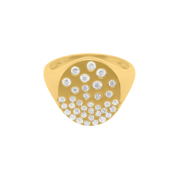 14K GOLD DIAMOND LYDIA CONFETTI RING