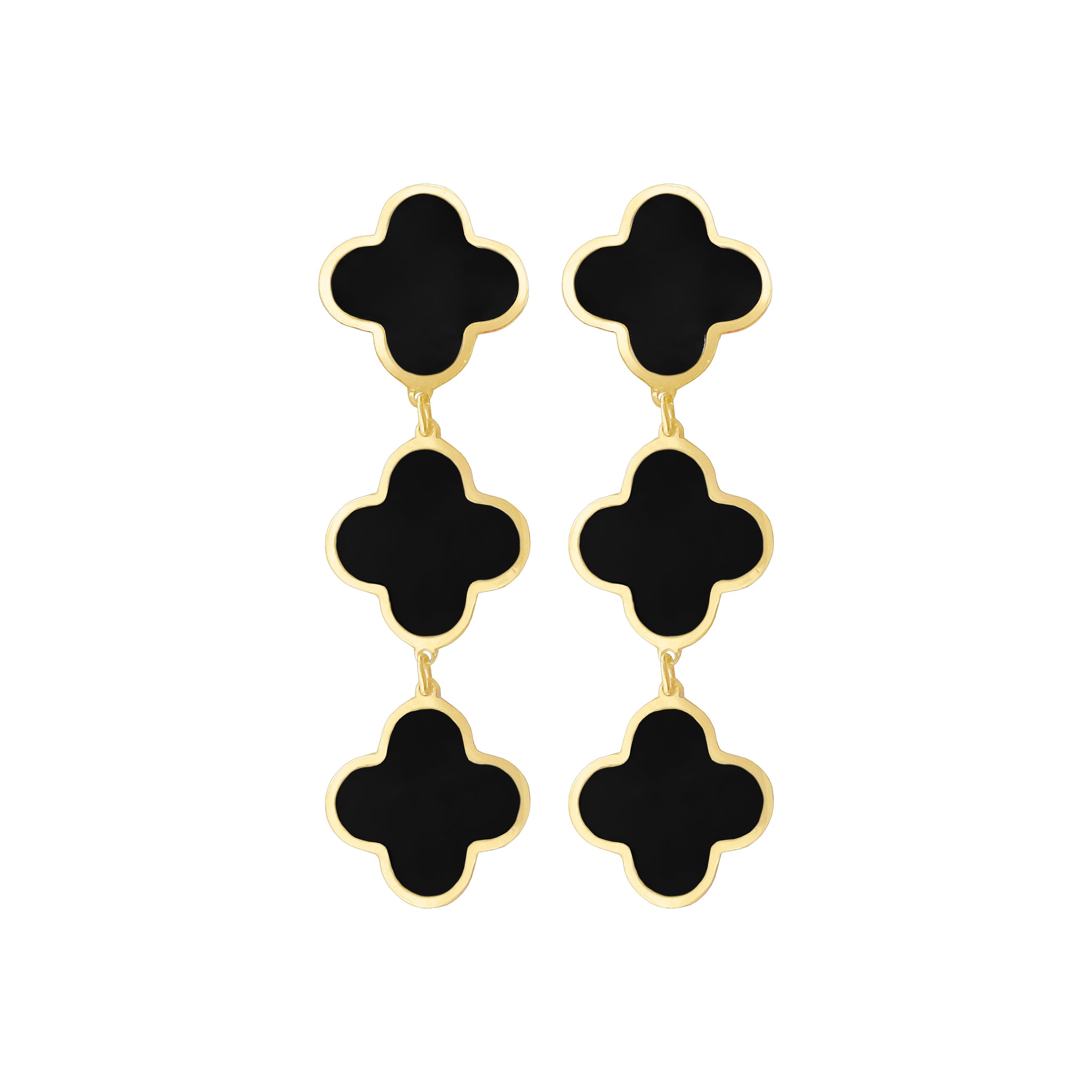 Basic clover earrings