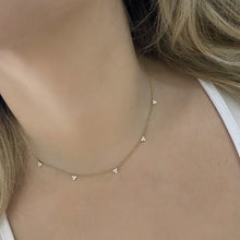 14K GOLD DIAMOND HEATHER NECKLACE