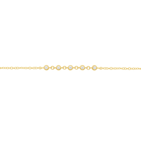 14K GOLD DIAMOND CAMILLE BRACELET