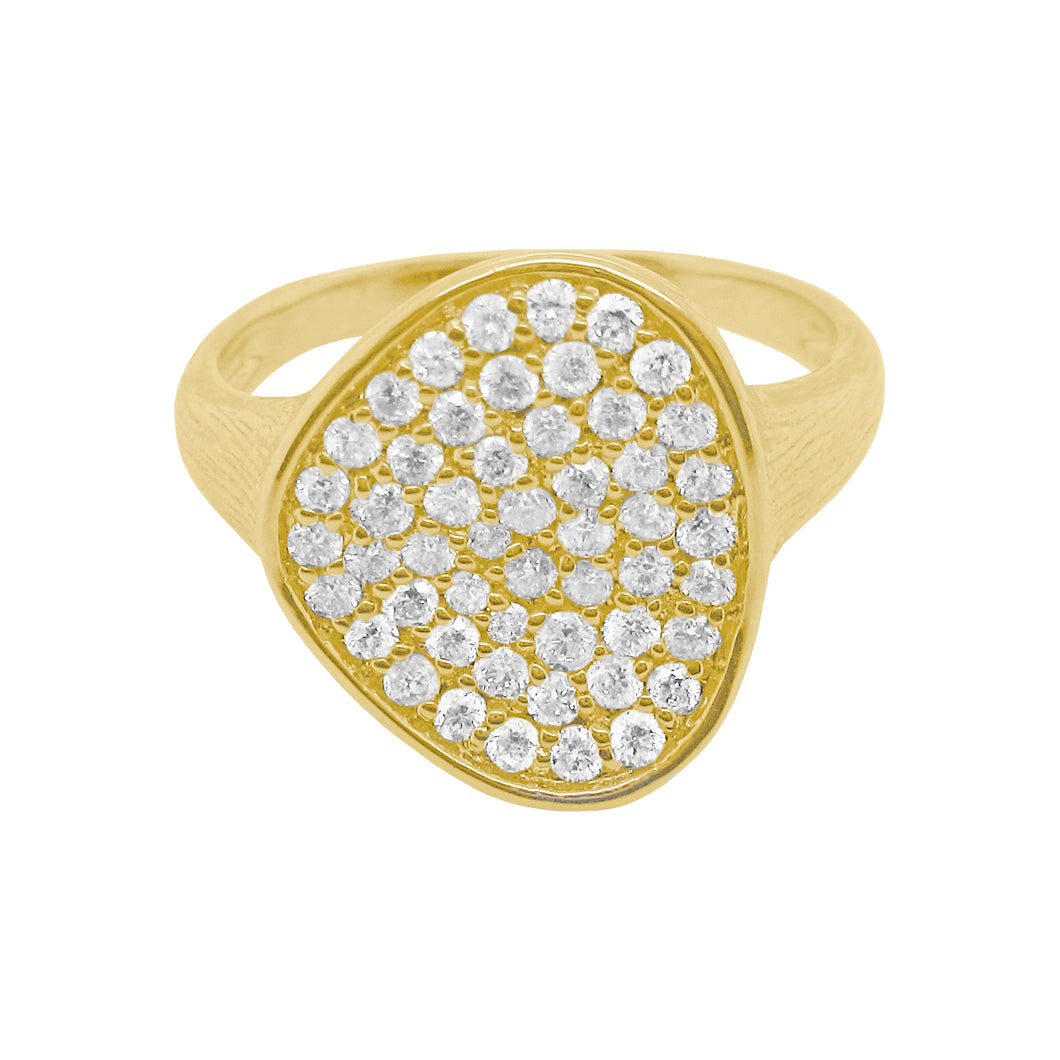 14K GOLD DIAMOND BRI RING