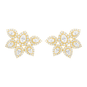 14K GOLD DIAMOND RIO STUDS