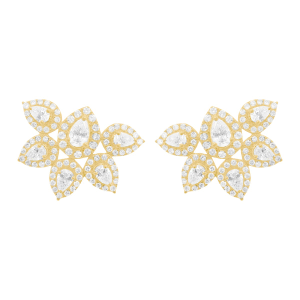 14K GOLD DIAMOND RIO STUDS