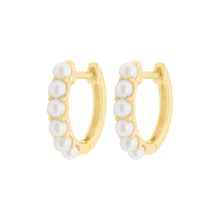 14K GOLD PEARL JACKIE HUGGIES