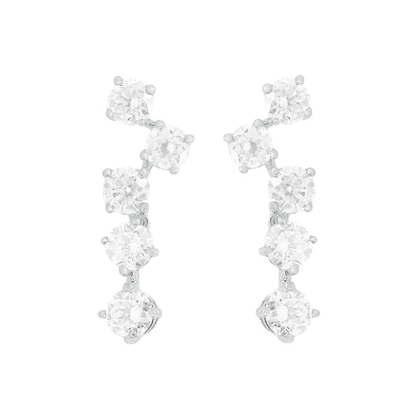 14K GOLD DIAMOND JENNY EARRINGS