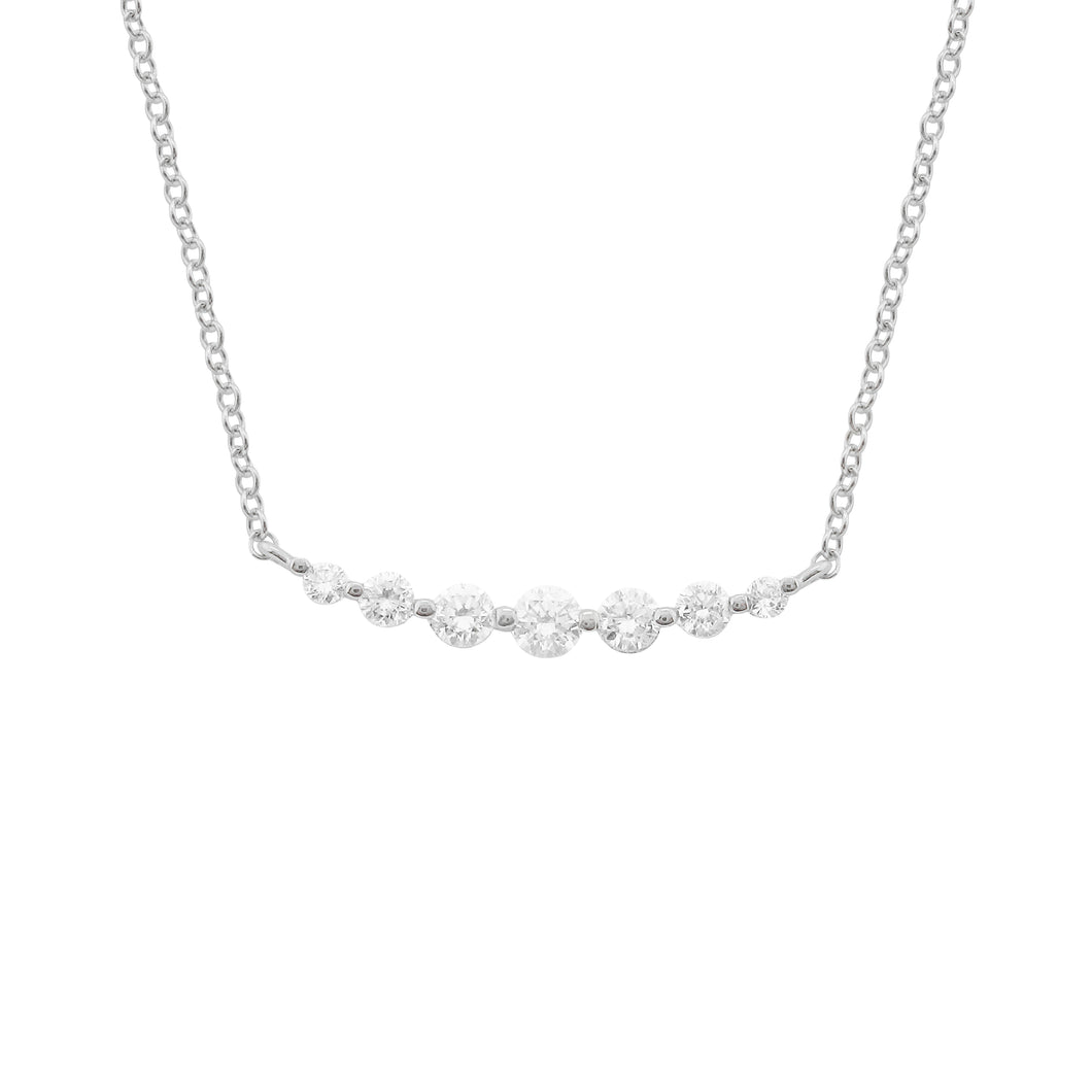 14K GOLD DIAMOND SAGE NECKLACE