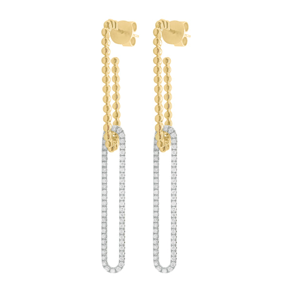 14K GOLD DIAMOND MACI EARRINGS