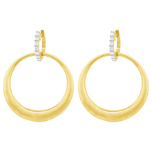 14K GOLD DIAMOND JESSIE EARRINGS