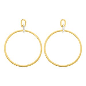 14K GOLD DIAMOND CARMEN EARRINGS