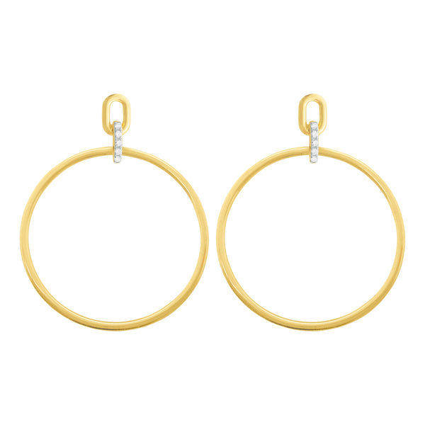 14K GOLD DIAMOND CARMEN EARRINGS