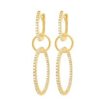 14K GOLD DIAMOND ADRIENNE EARRINGS