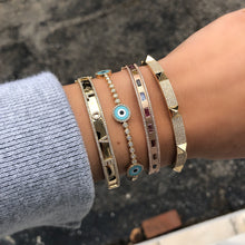 14K GOLD DIAMOND ELLA LOVE BANGLE
