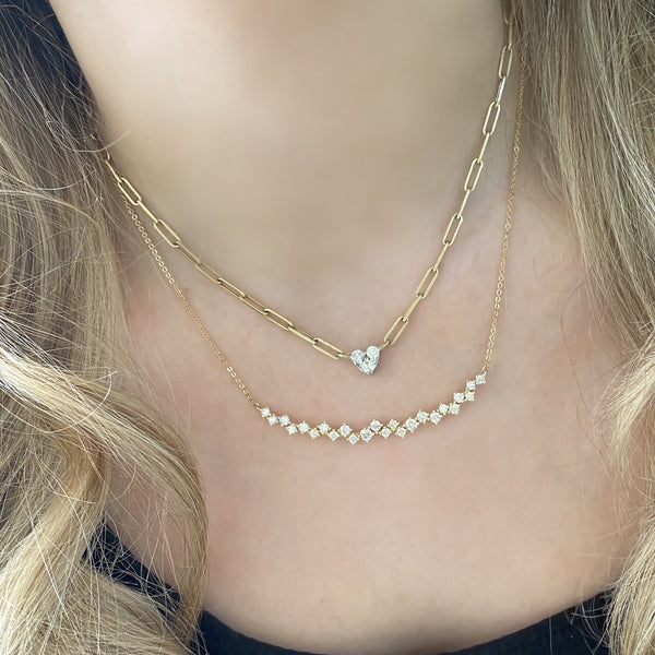 14K GOLD DIAMOND JOELLE NECKLACE