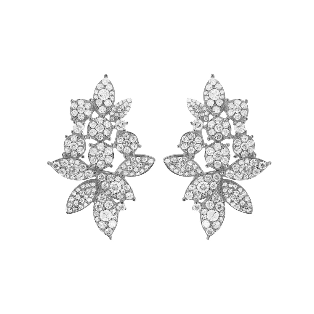 14K GOLD DIAMOND ISABELLE EARRINGS