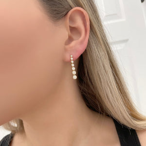 14K GOLD DIAMOND ELISSA EARRINGS