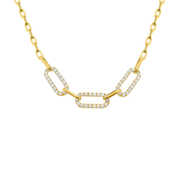 14K GOLD DIAMOND SAMANTHA NECKLACE