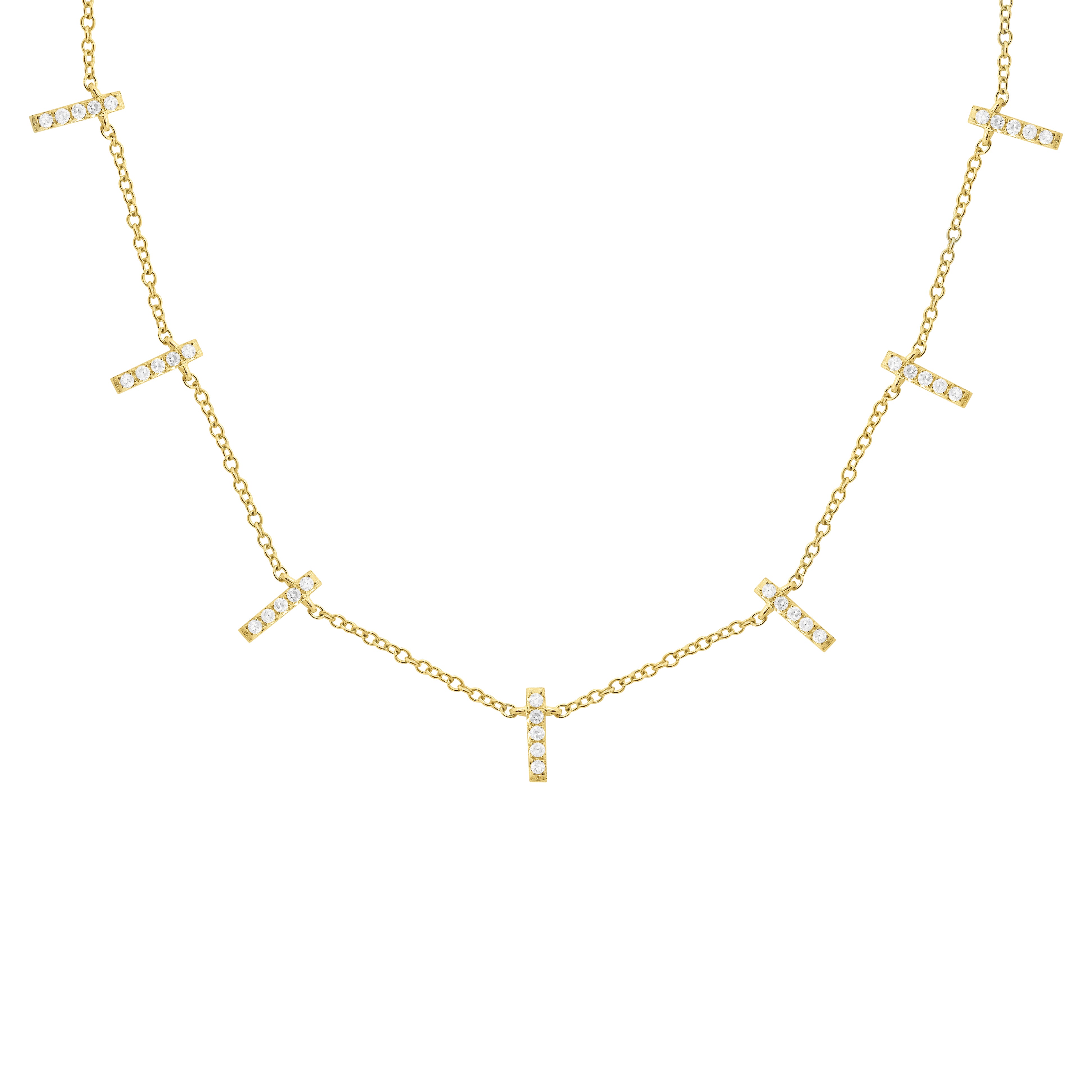 【6/20迄】ララガン ネックレス jacqueline necklace 14K GOLD DIAMOND JACQUELINE NECKLACE – Jen K Online