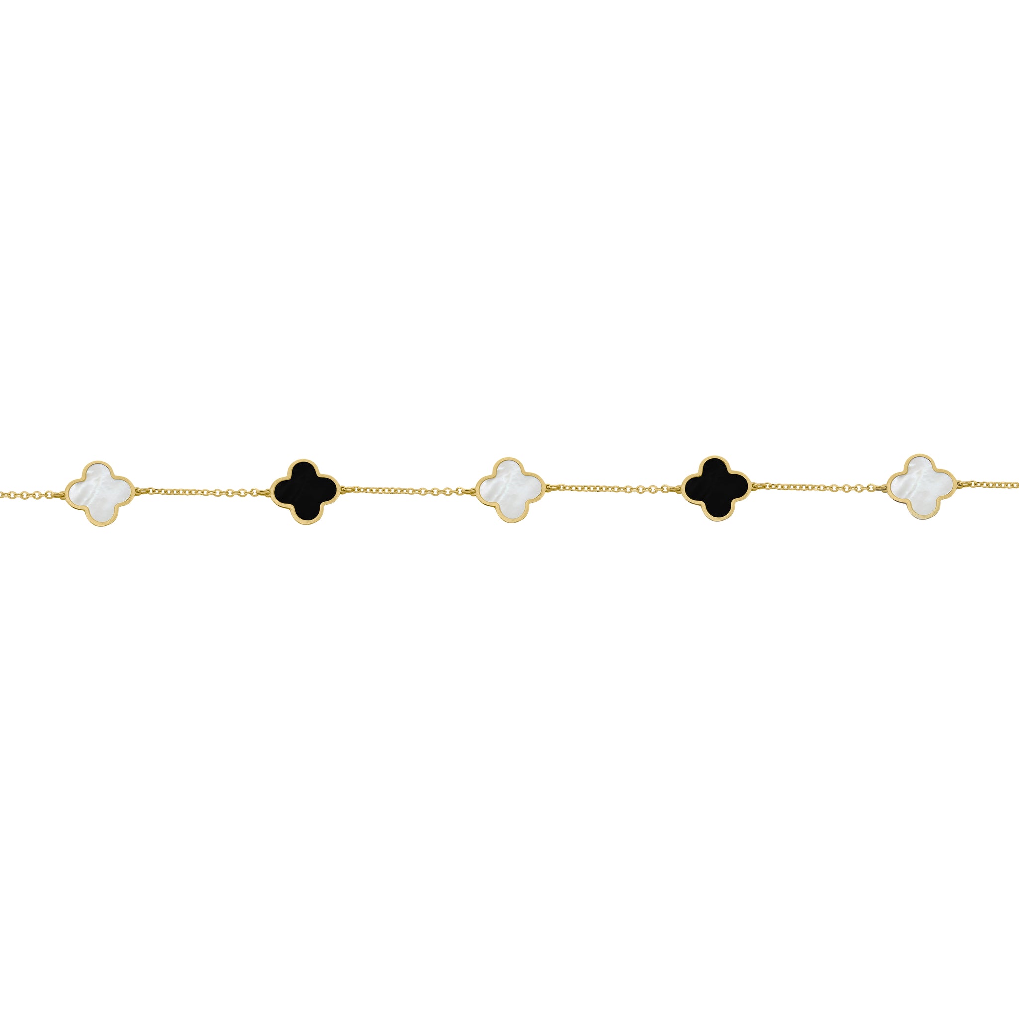 Perlée clovers bracelet, large model