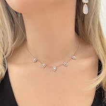 14K GOLD DIAMOND RAE NECKLACE