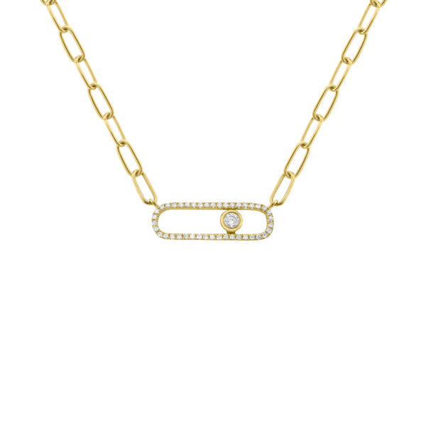 14K GOLD DIAMOND SHAINA NECKLACE