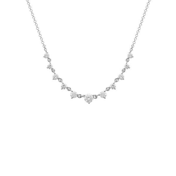 14K GOLD DIAMOND MELANIA NECKLACE