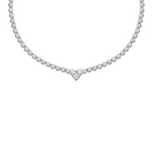 14K GOLD DIAMOND 2.74 CT ADDISON HEART CHOKER