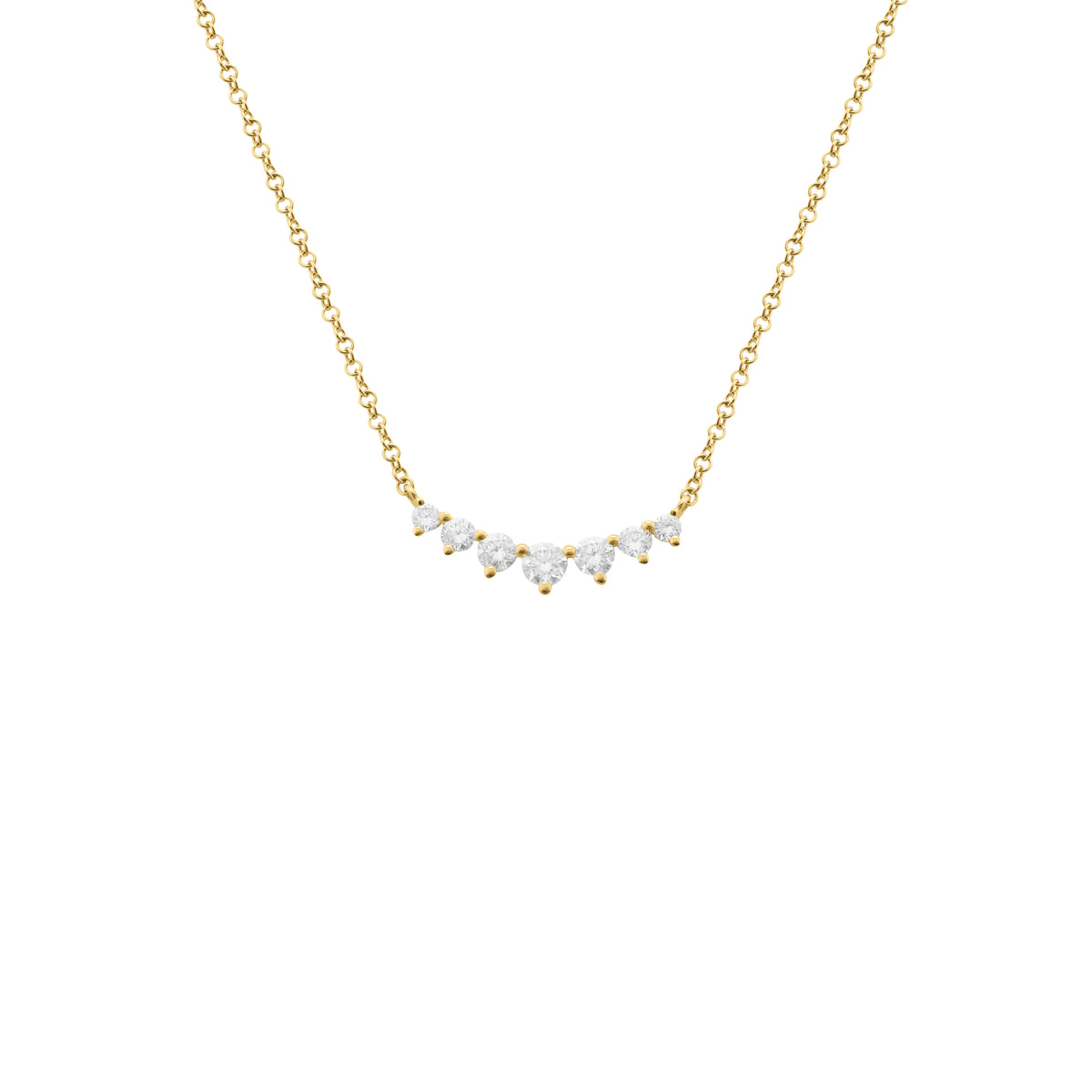 14K GOLD DIAMOND DINA NECKLACE – Jen K Online