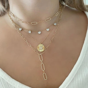 14K GOLD DIAMOND CLAUDIA NECKLACE