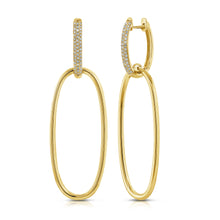 14K GOLD DIAMOND RANDI EARRINGS