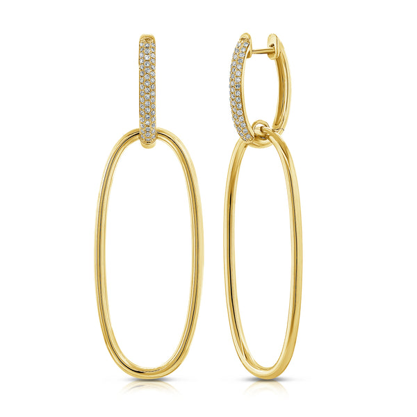 14K GOLD DIAMOND RANDI EARRINGS