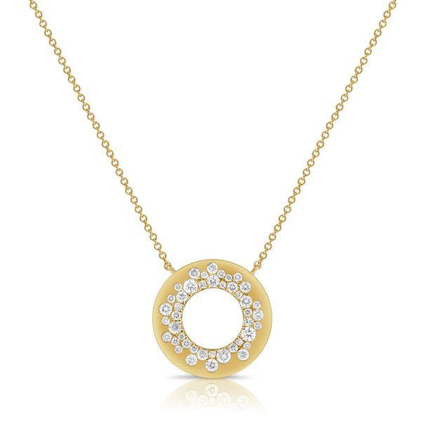 14K GOLD DIAMOND CONFETTI NECKLACE