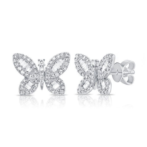 14K GOLD DIAMOND STORMI STUDS