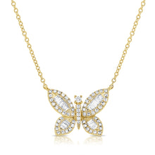 14K GOLD DIAMOND STORMI BUTTERFLY NECKLACE