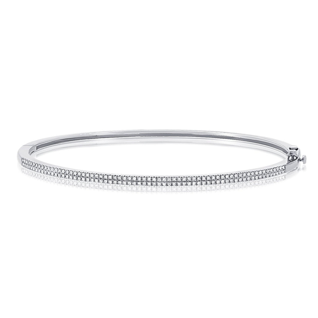 14K GOLD DIAMOND HANNAH BANGLE